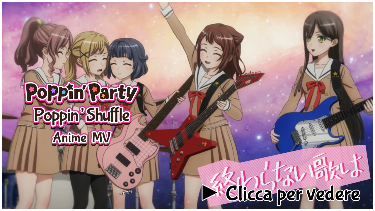 BanG Dream! Poppin'Shuffle Anime MV